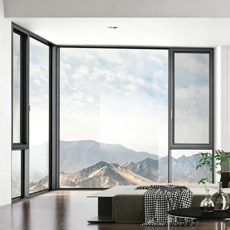 Z126xs-pro Outward-opening window screen integrated