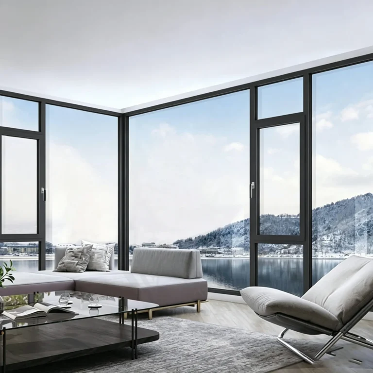 Series 110 (1.8) Thermal-Break Casement Window with Integrated Insect Screen