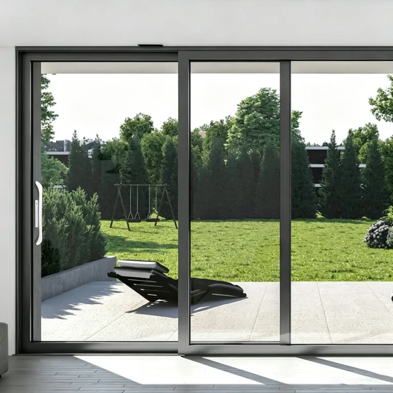 Dual-track heavy-duty sliding door